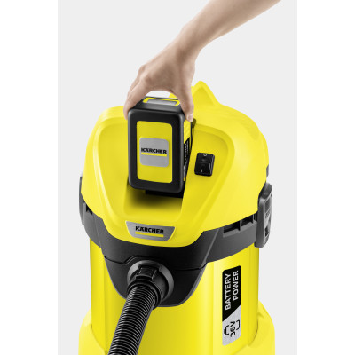 Господарський акумуляторний пилосос Karcher WD 3 Battery Господарський акумуляторний пилосос Karcher WD 3 Battery