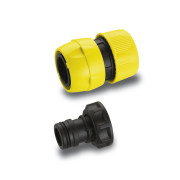 Комплект Premium для підключення шлангів 3/4 Karcher, Конектор швидкознімний, штуцер G1 ВР