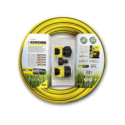 Комплект для підключення мінімийки Karcher: шланг PrimoFlex 3/4 - 10м + 2 конектори Комплект для підключення мінімийки Karcher: шланг PrimoFlex 3/4 - 10м + 2 конектори