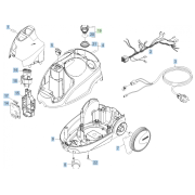 Запчастини для пароочисників Karcher